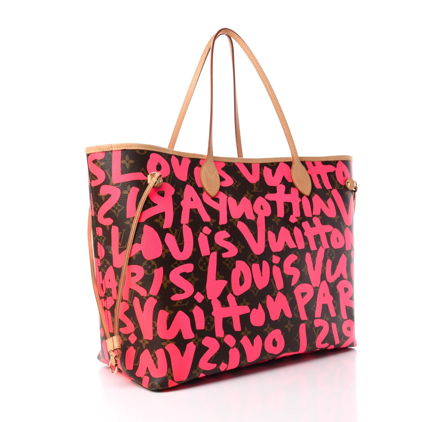 Monogram Graffiti Neverfull GM Fuchsia