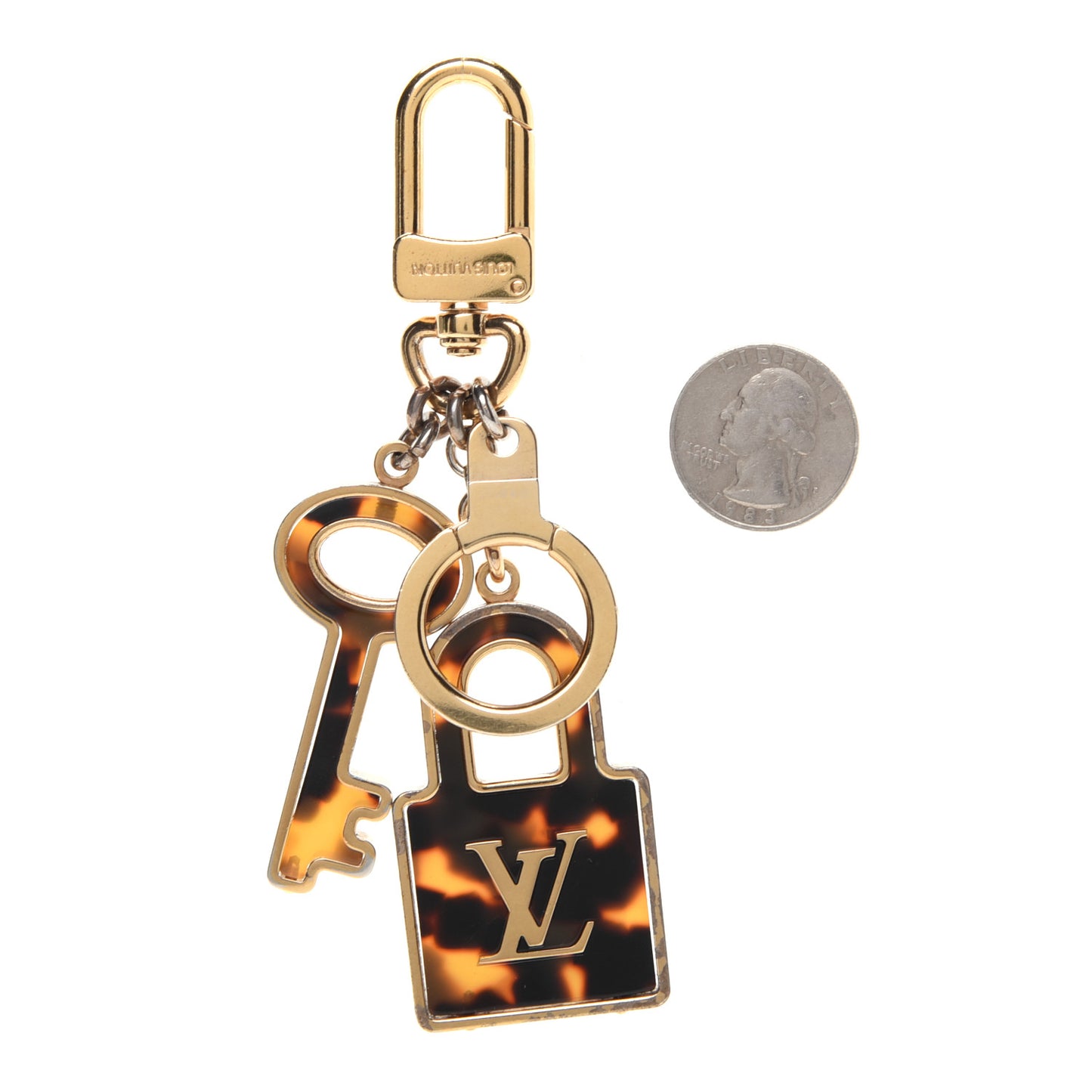 Acetate Confidence Bag Charm Key Holder