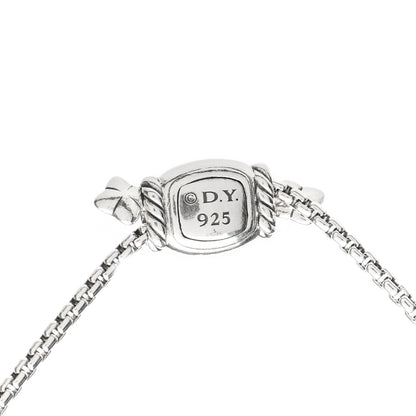 David Yurman Sterling Silver Diamond Petite Pave Cross Bracelet 4 of 4