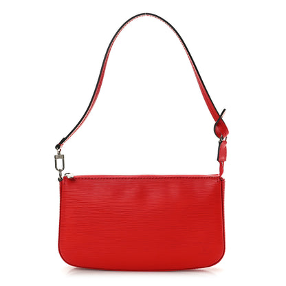 Louis Vuitton Epi Pochette Accessories NM Coquelicot 1 of 10