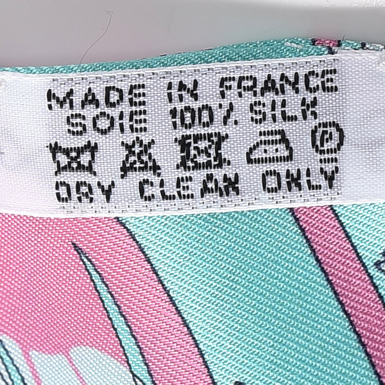 Hermes Silk Calèche, Mors et Bouteilles Twilly Turquoise Rose Ciel 5 of 5