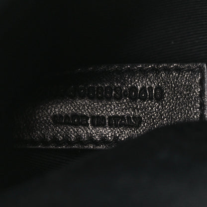 Saint Laurent Crinkled Calfskin Matelasse Monogram Large Niki Chain Satchel Storm 8 of 11