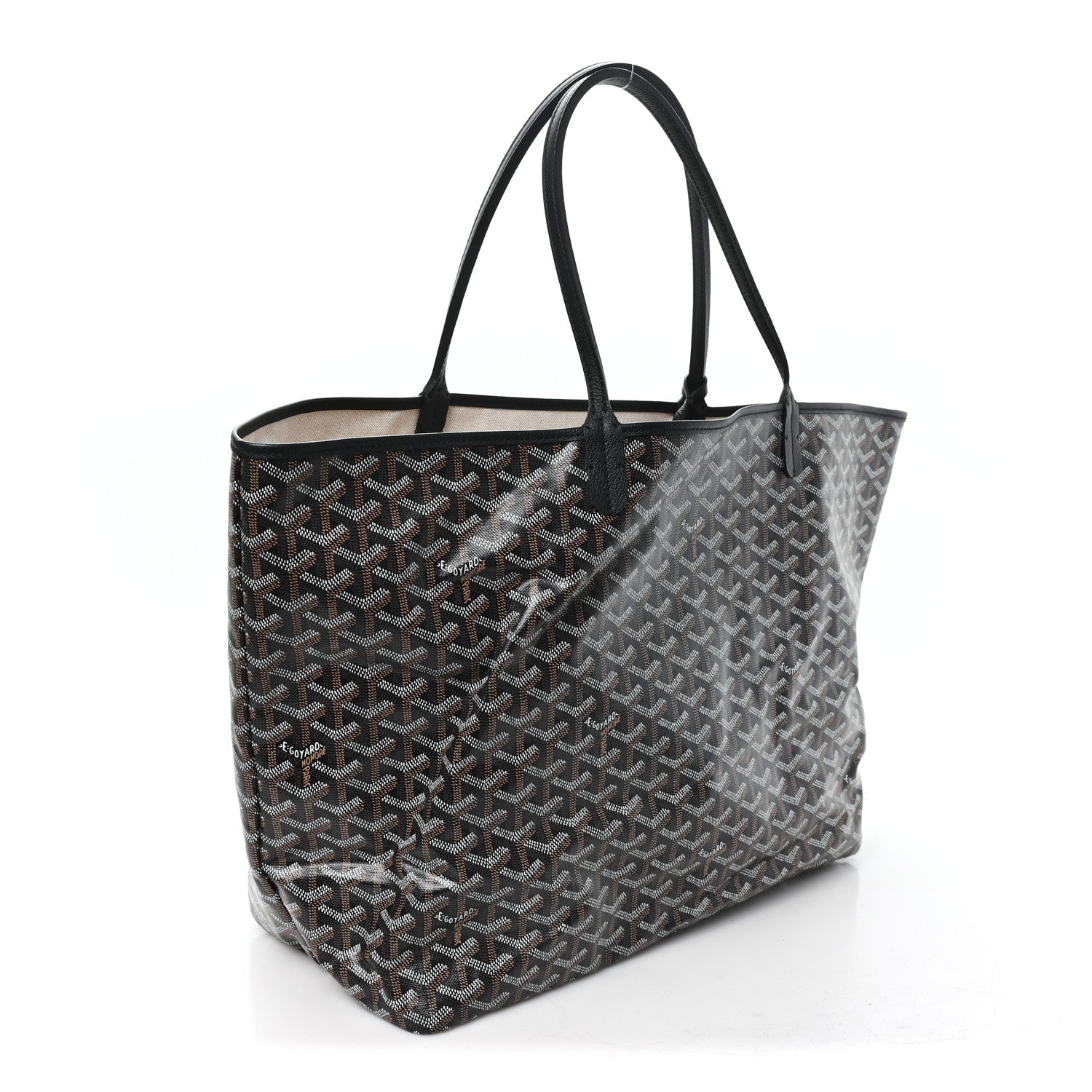 Goyard Goyardine Saint Louis GM Black Black 4 of 11