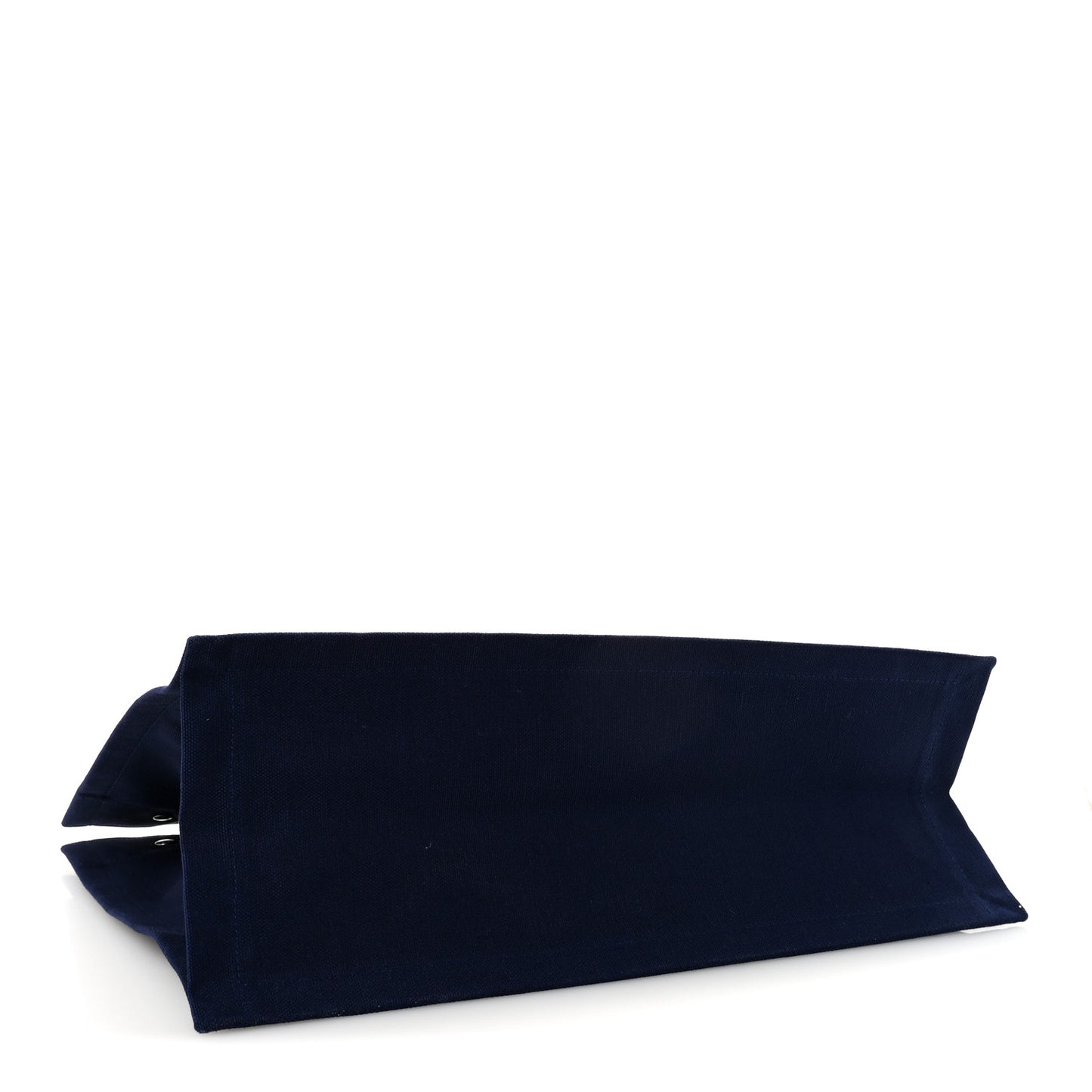 Linen Calfskin Rive Gauche Tote Blue Rouge Eros