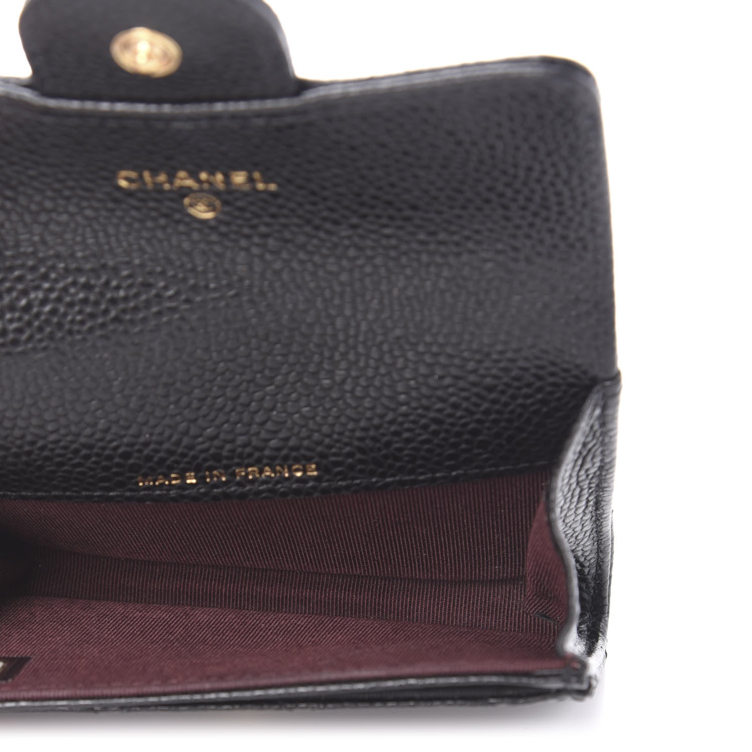 Chanel Caviar Quilted Flap Card Holder Black 5 of 12