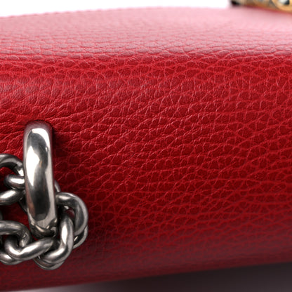 Gucci Dollar Calfskin Swarovski Crystal Small Dionysus Shoulder Bag Hibiscus Red 14 of 14