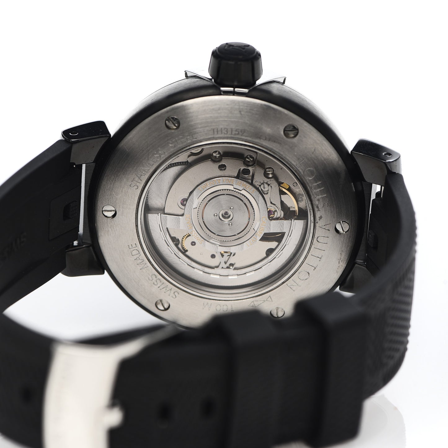 PVD Stainless Steel Rubber 42mm Evolution GMT Automatic Watch Black