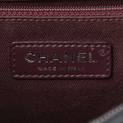 Chanel Glazed Calfskin Quilted Medium Day Trip Flap Black 5 of 14