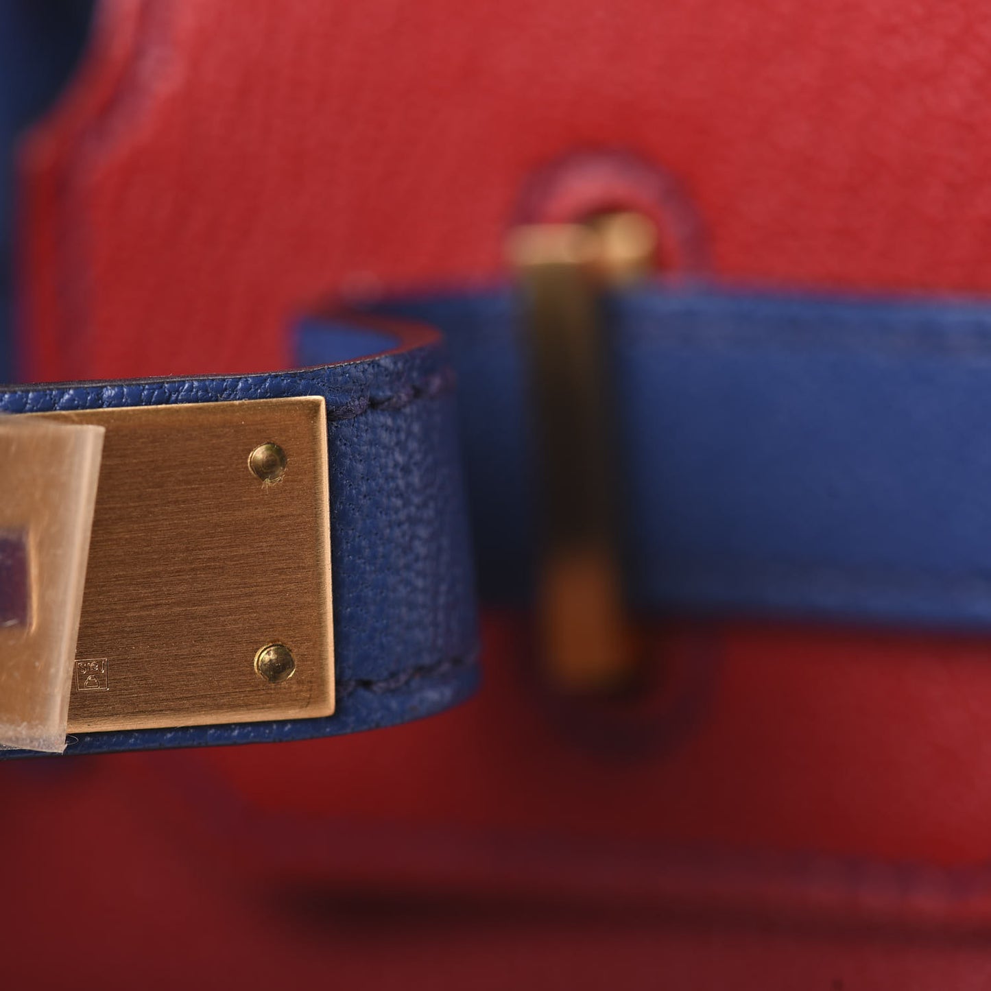 Chevre Mysore Horseshoe Birkin 30 Rouge Casaque Bleu Brighton