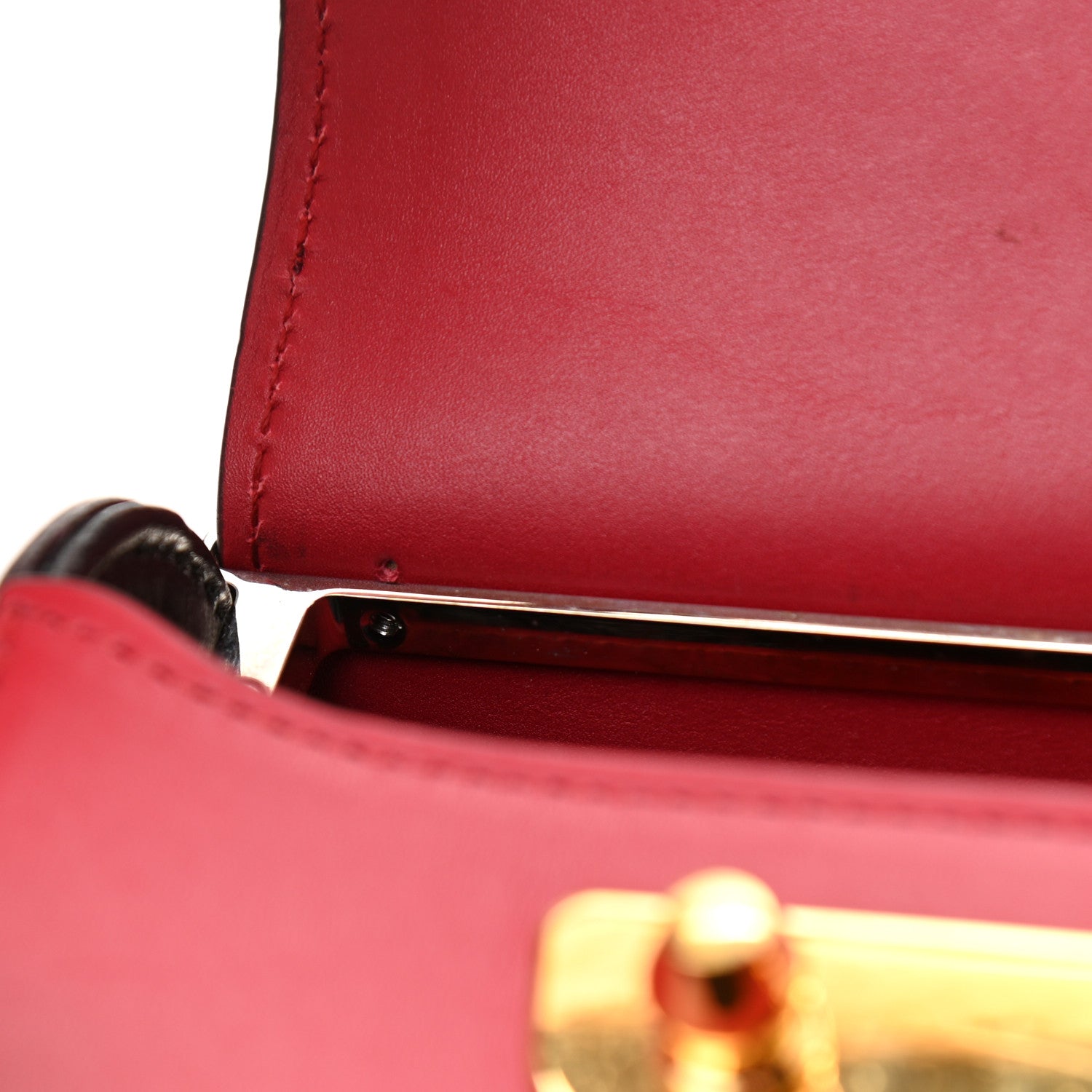 Balenciaga Smooth Calfskin Min Neo Classic Chain Box Rouge 12 of 14
