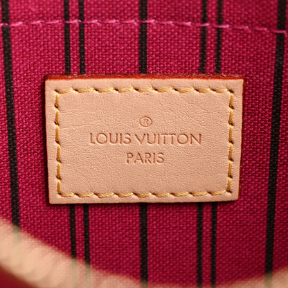 Louis Vuitton Monogram Neverfull MM GM Pochette Pivoine 6 of 16