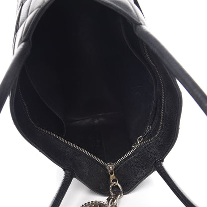 Chanel Caviar Quilted Medallion Tote Black 5 of 15