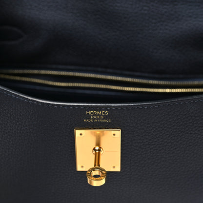 Hermes Togo Kelly Retourne 28 Bleu Nuit 6 of 11