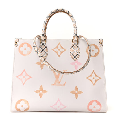 Louis Vuitton Monogram Giant By The Pool 2.0 Onthego MM Beige 1 of 9