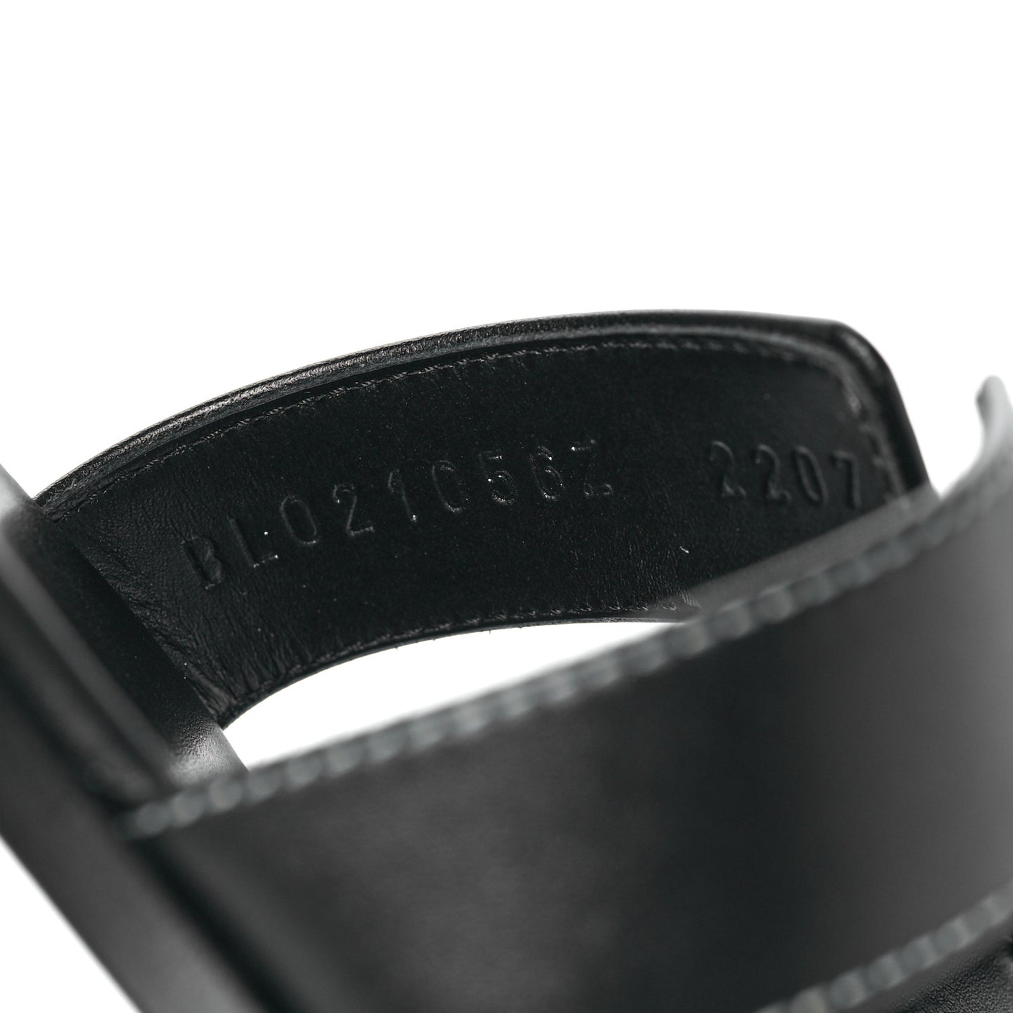 Box Calfskin Oran Sandals 38.5 Black