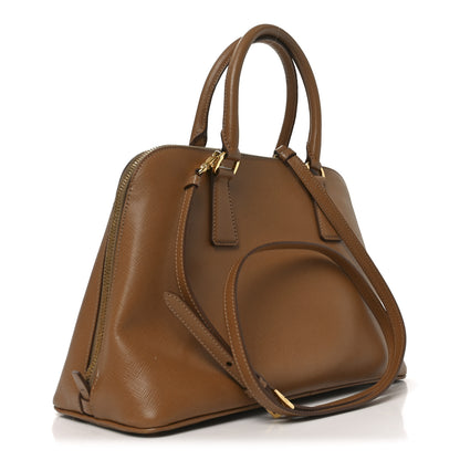Prada Saffiano Lux Medium Promenade Tote Caramel 3 of 9