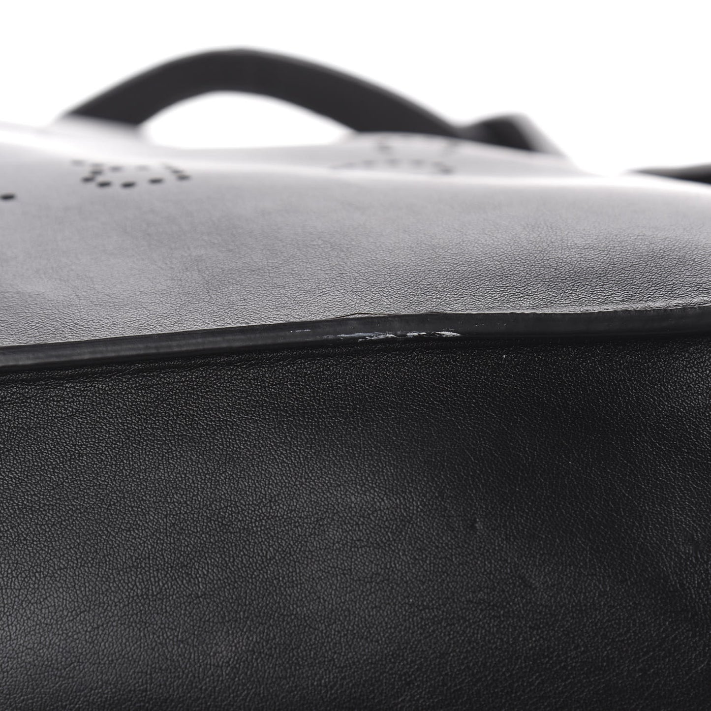 Eco Alter Nappa East West Perforated Tote Grey