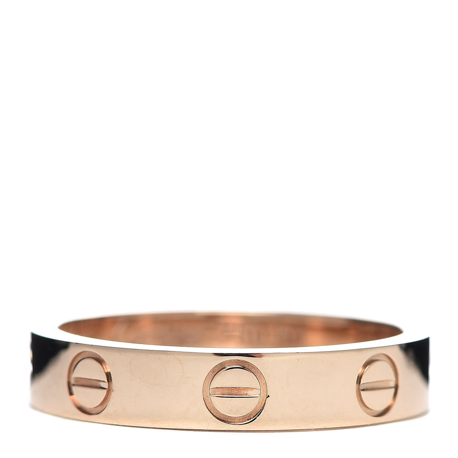 Cartier 18K Pink Gold 3.5mm LOVE Wedding Band Ring 50 5.25 1 of 4