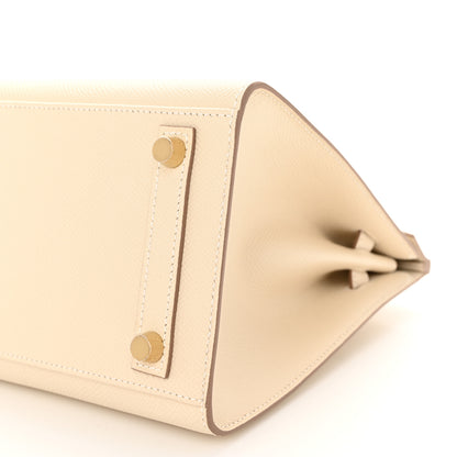 Hermes Epsom Birkin Sellier 25 Craie 10 of 13