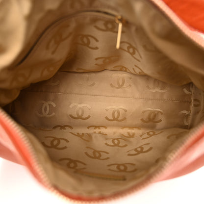 Chanel Caviar CC Timeless Shopping Tote Orange 5 of 10