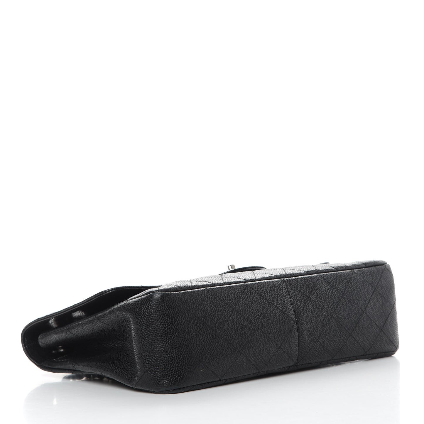 Caviar Quilted Jumbo Single Flap Black