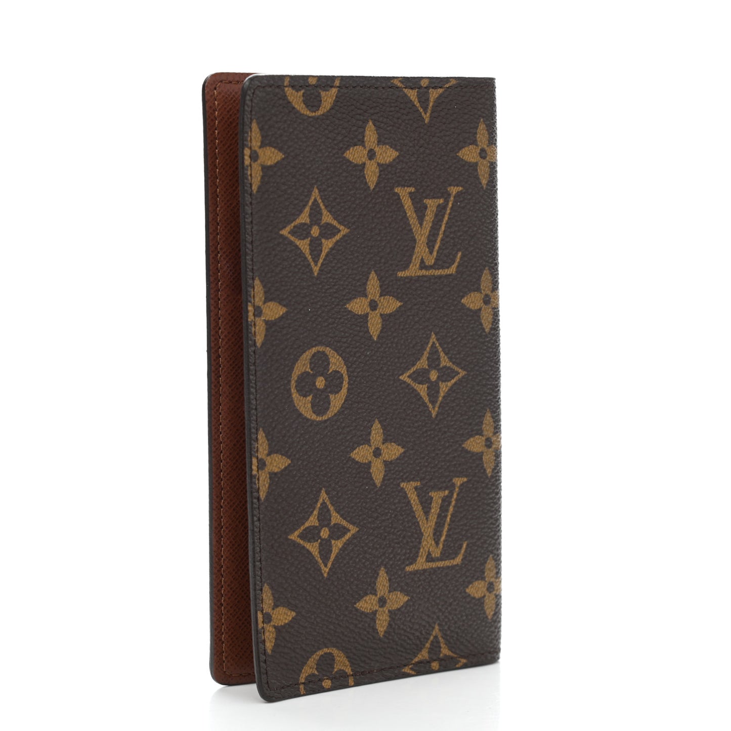 Monogram Checkbook Holder Case Wallet
