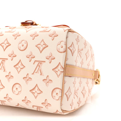 Louis Vuitton Monogram Fall for You Speedy Bandouliere 25 Beige Clair 9 of 9