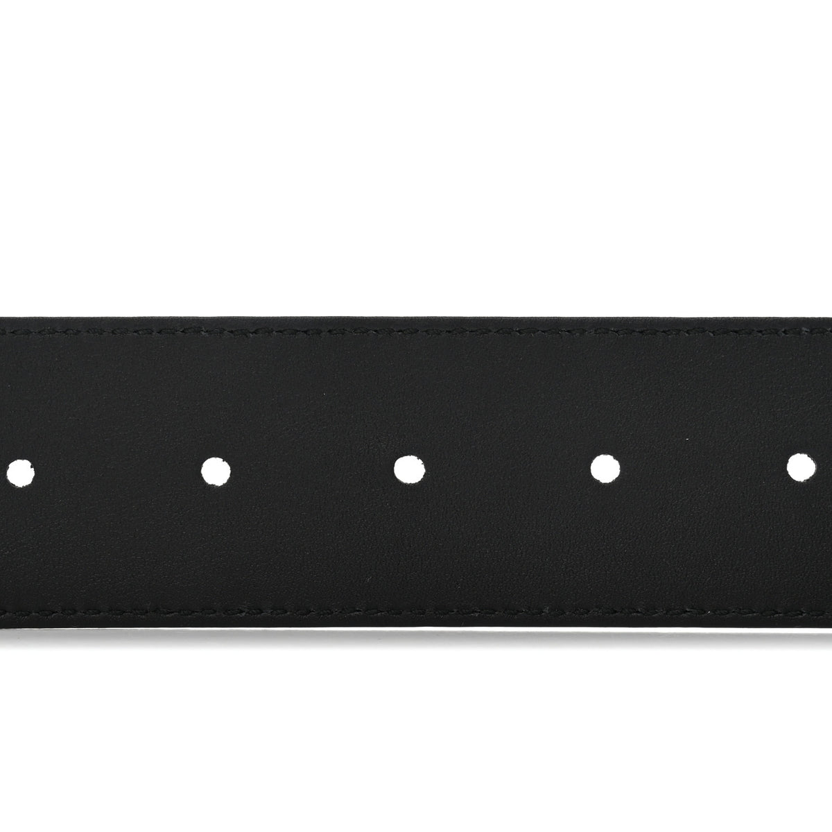 Gucci Moon Calfskin Pearl Double G 40mm Belt 90 36 Black Cream 4 of 5