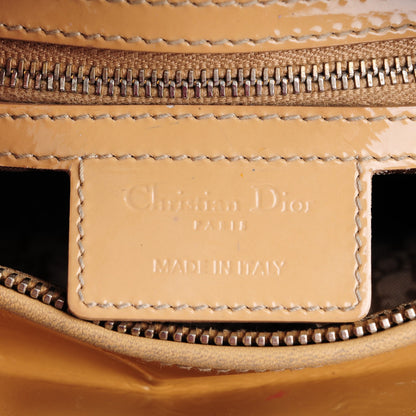 Christian Dior Patent Cannage Medium Lady Dior Dark Beige 6 of 9