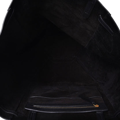 Celine Soft Grained Calfskin Medium Belt Cabas Phantom Black 4 of 5
