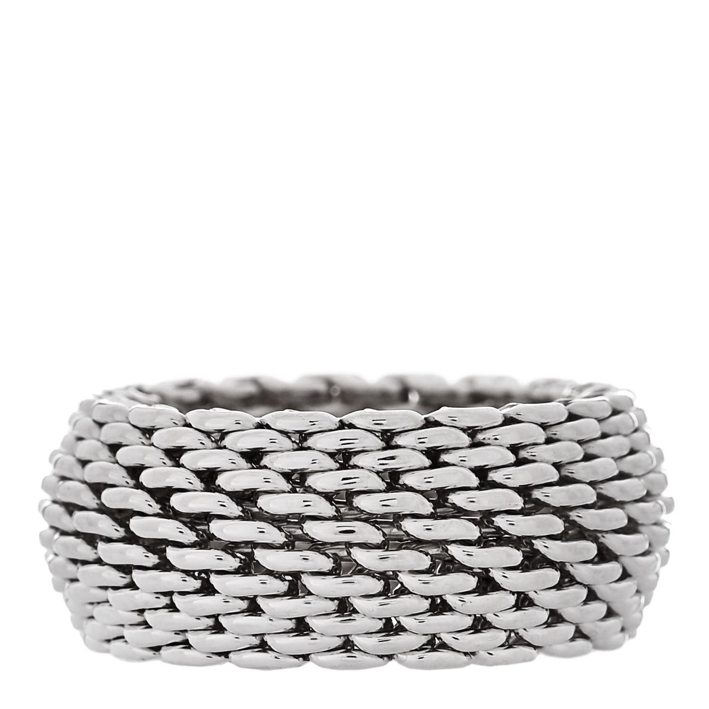 Sterling Silver Somerset Mesh Ring 52 6