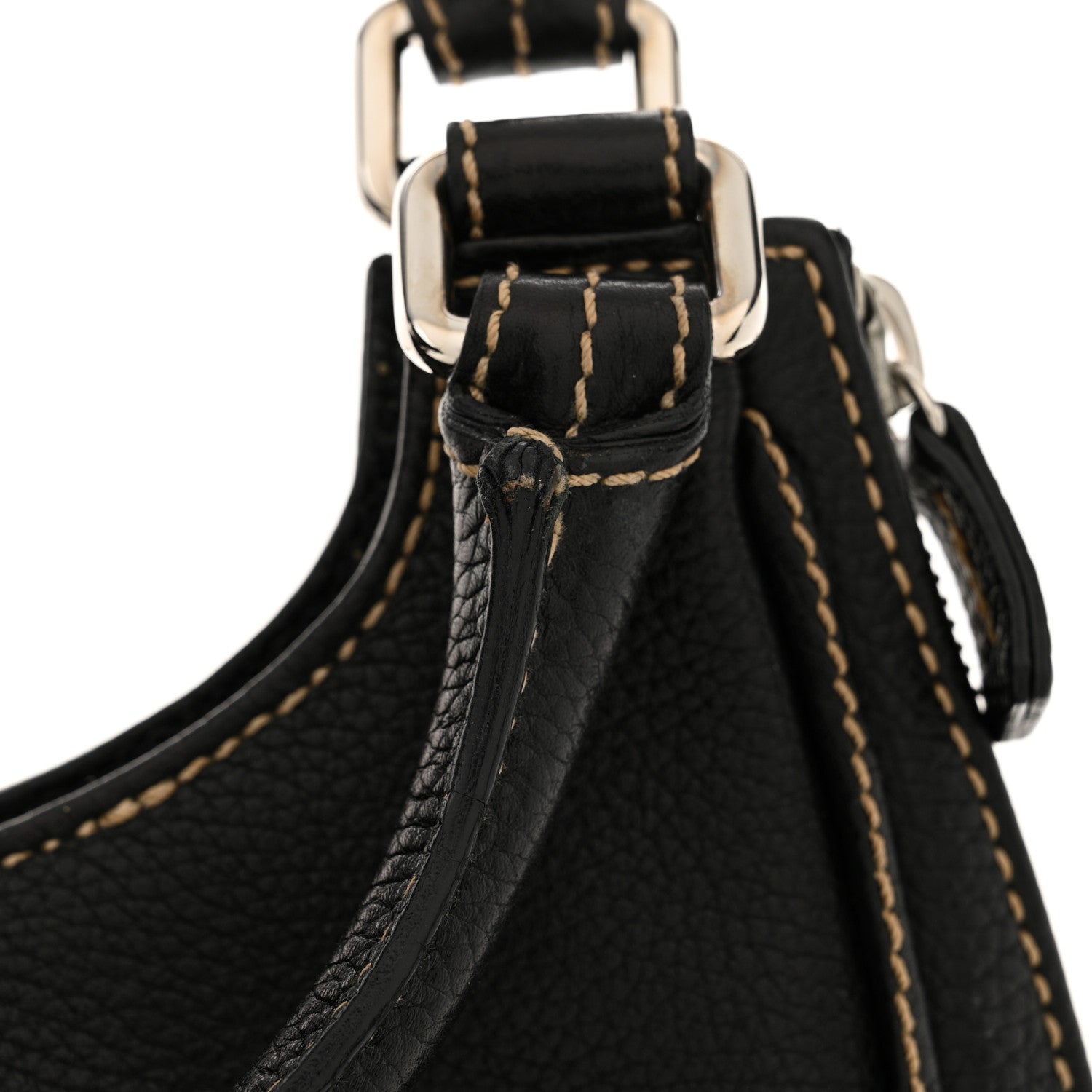 Chanel Grained Calfskin Tassel Hobo Black 15 of 15