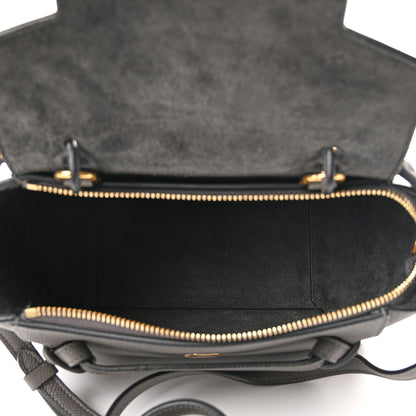 Celine Grained Calfskin Nano Belt Bag Grey 4 of 12
