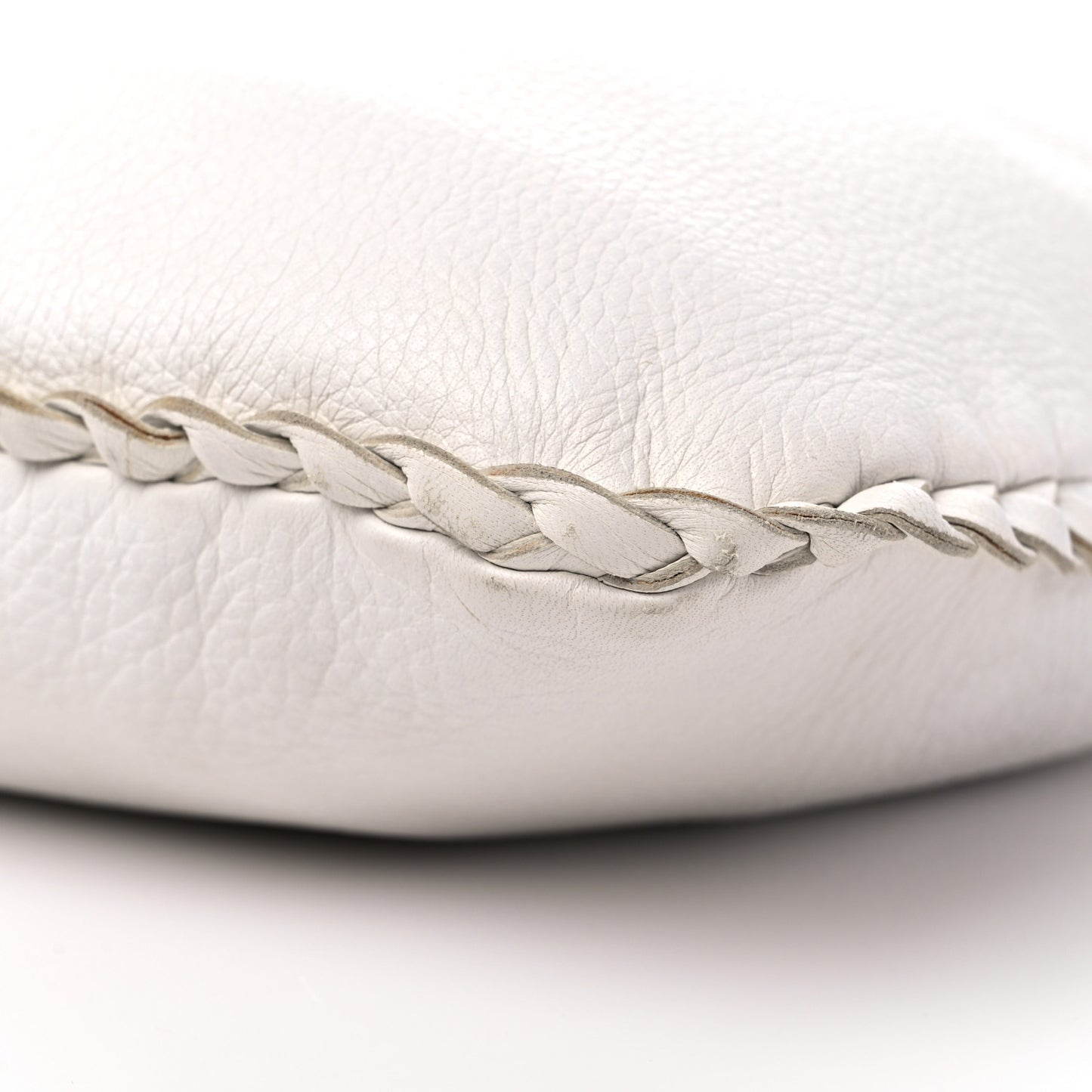 Cervo Braided Medium Veneta Hobo White
