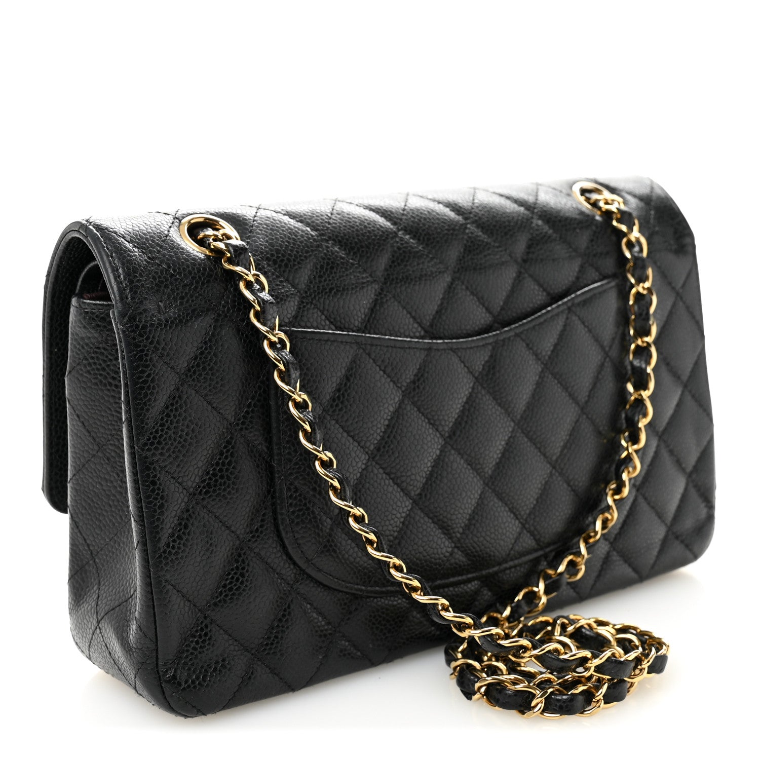 Chanel Caviar Quilted Medium Double Flap Black 3 of 10