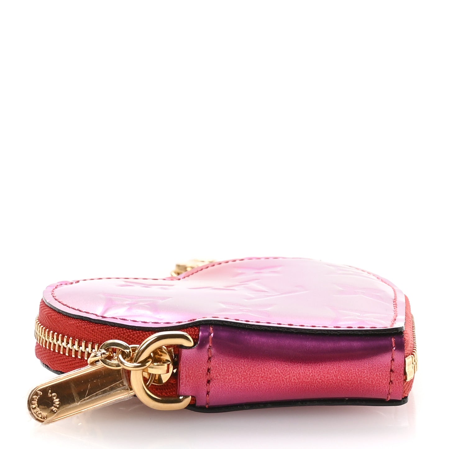 Vernis Heart Coin Purse Pink Red