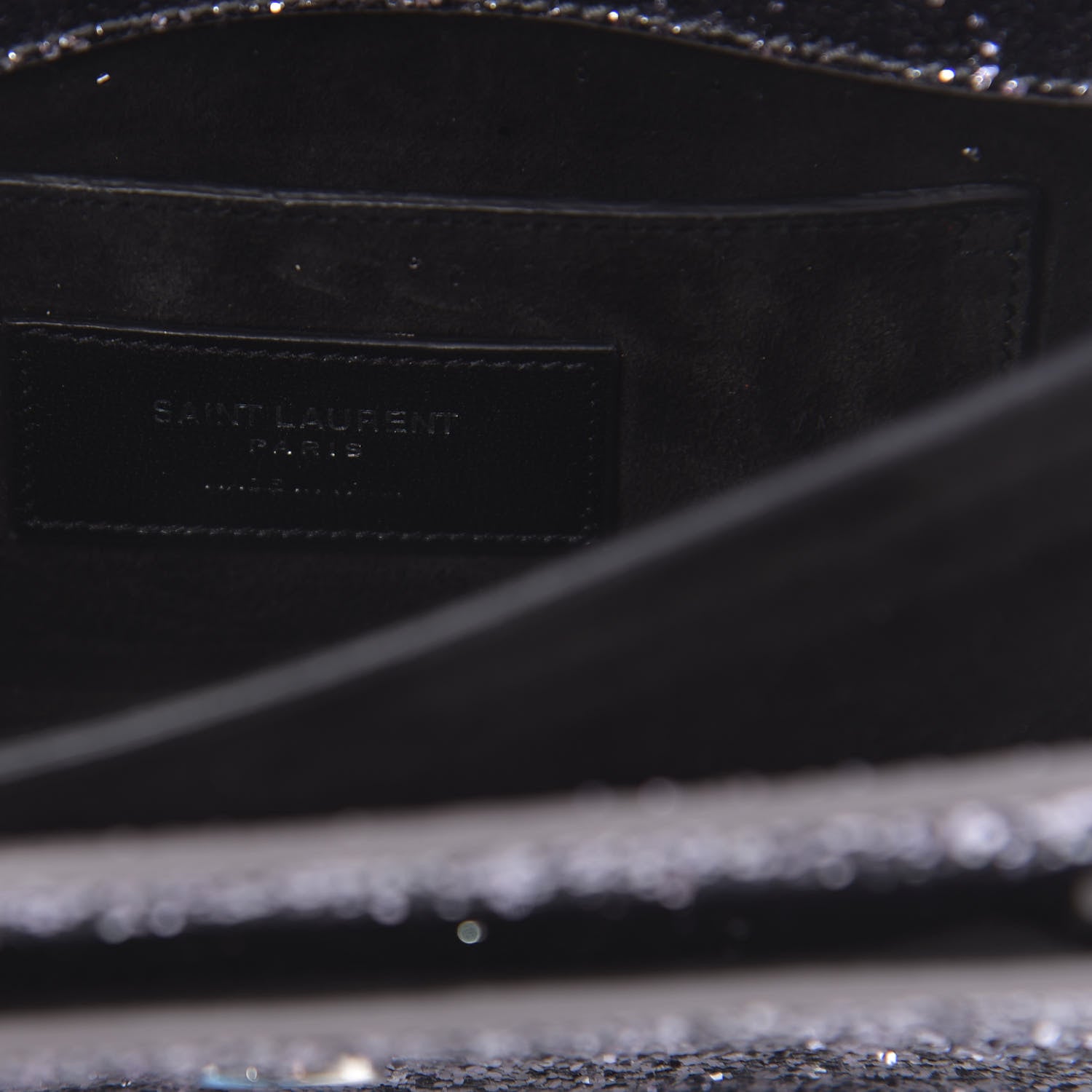 Saint Laurent Glitter Nappa Small Monogram Sunset Grey 6 of 11