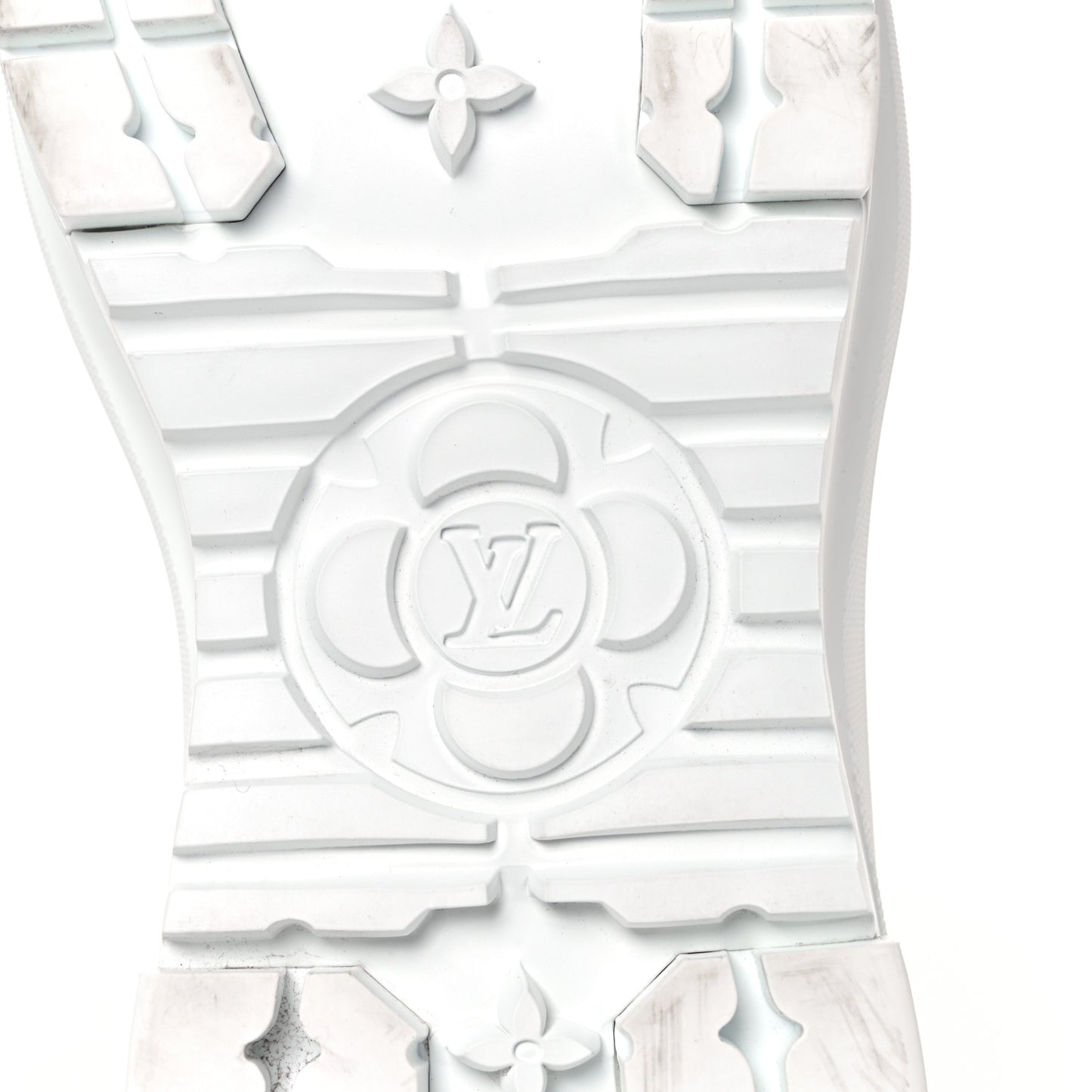 Canvas LV Squad Sneakers 37.5 White