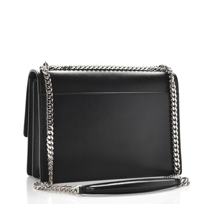 Saint Laurent Calfskin Large Monogram Sunset Black 3 of 7