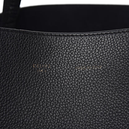 Celine Soft Grained Calfskin Small Belt Cabas Phantom Black 14 of 14