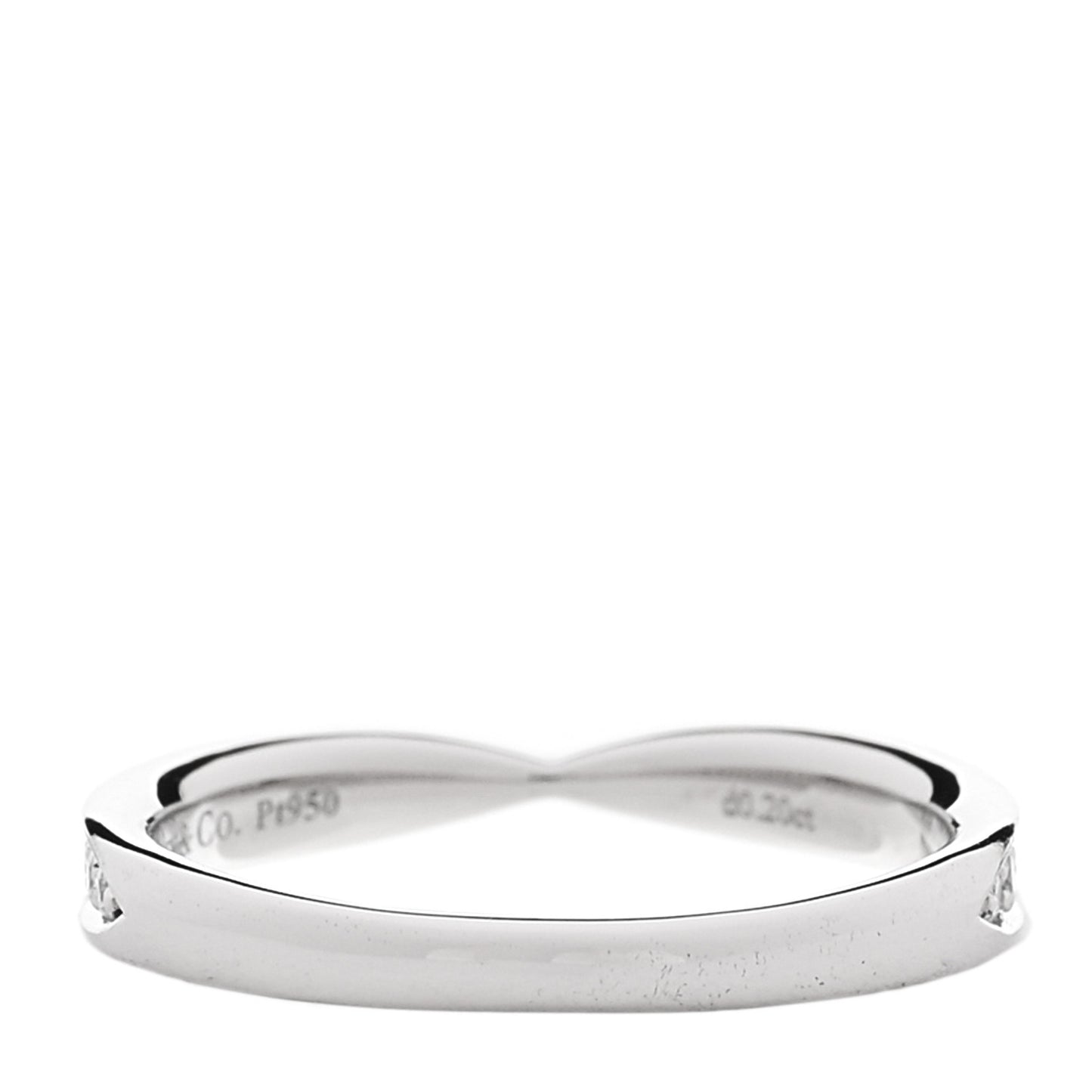Platinum Diamond Harmony Bead-set Band Ring 47 4