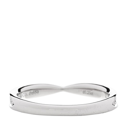 Tiffany Platinum Diamond Harmony Bead-set Band Ring 47 4 3 of 4