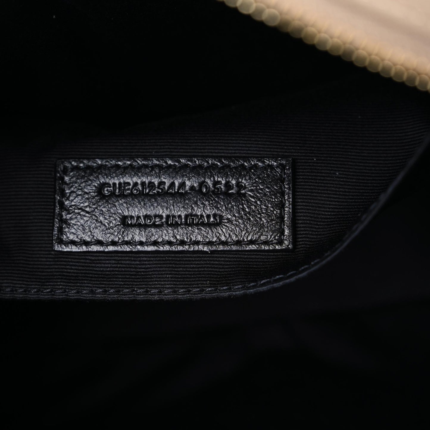 Calfskin Matelasse Monogram Lou Camera Bag Dark Beige