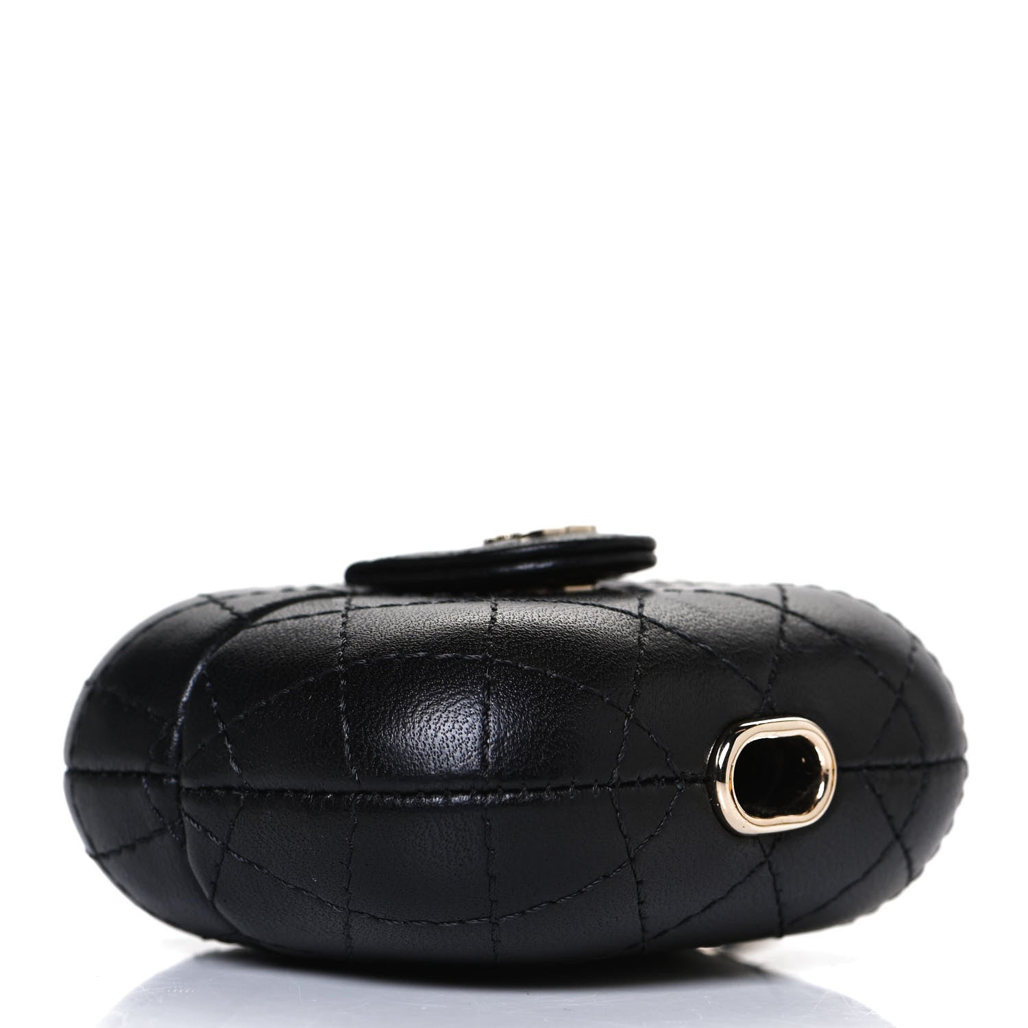 Chanel Lambskin Quilted Airpods Pro Case With Chain Black 3 of 7