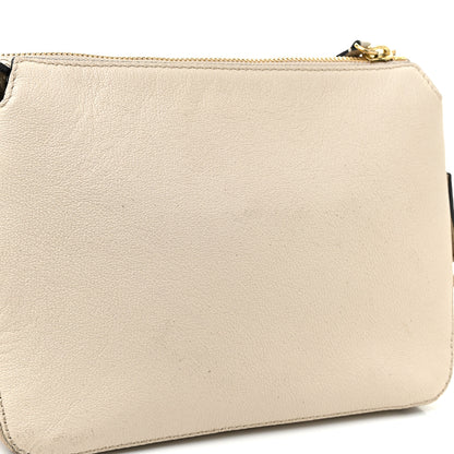 Burberry Soft Grain Calfskin House Check Small Helmsley Crossbody Limestone 20 of 22