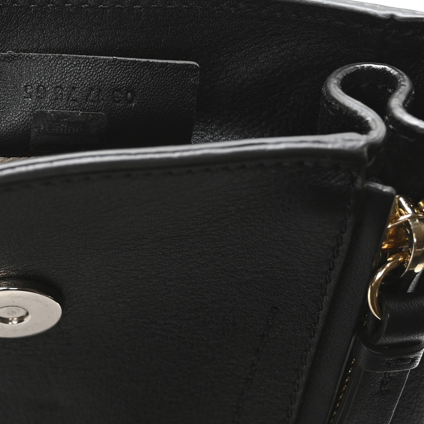 Suede Calfskin Mini Faye Backpack Black