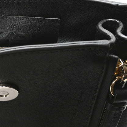 Chloe Suede Calfskin Mini Faye Backpack Black 7 of 10