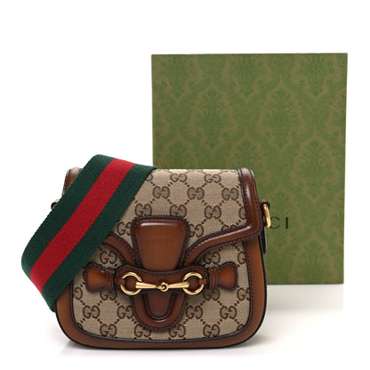 Gucci Monogram Small Lady Web Shoulder Bag Beige Cuir 11 of 11
