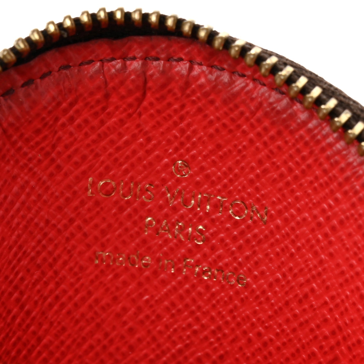 Monogram 2016 Christmas Animation Round Coin Purse Rouge