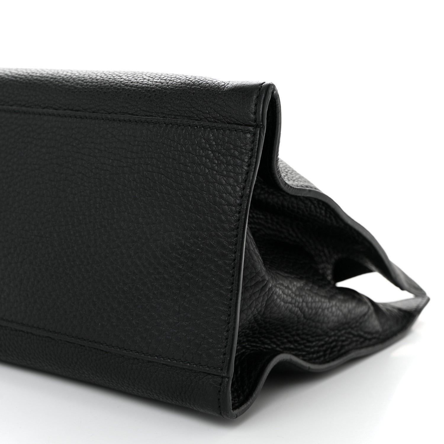 Gucci Calfskin Medium Bamboo Daily Shopper Black 9 of 10
